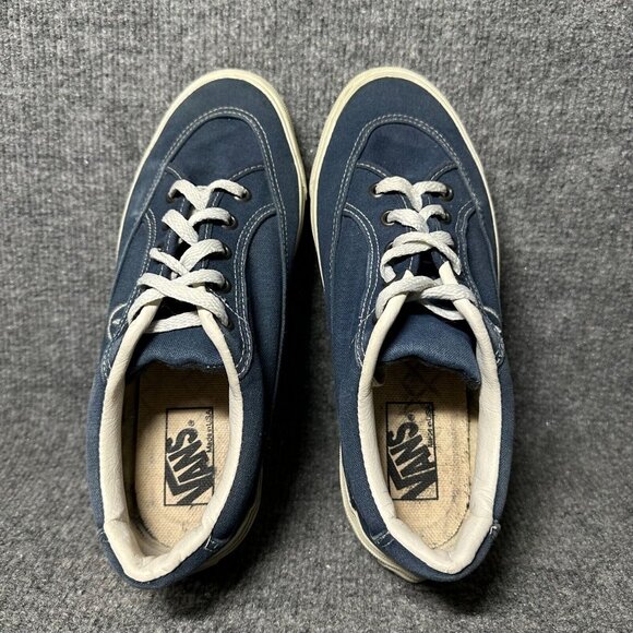 Vintage Vans Made In USA Navy Blue Era Sz 9 1990s 1980s Rare Mens main image 6